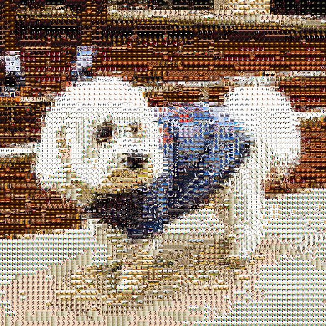 Image mosaic of Rosie